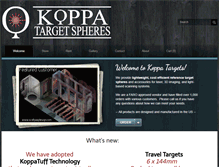 Tablet Screenshot of koppatargets.com